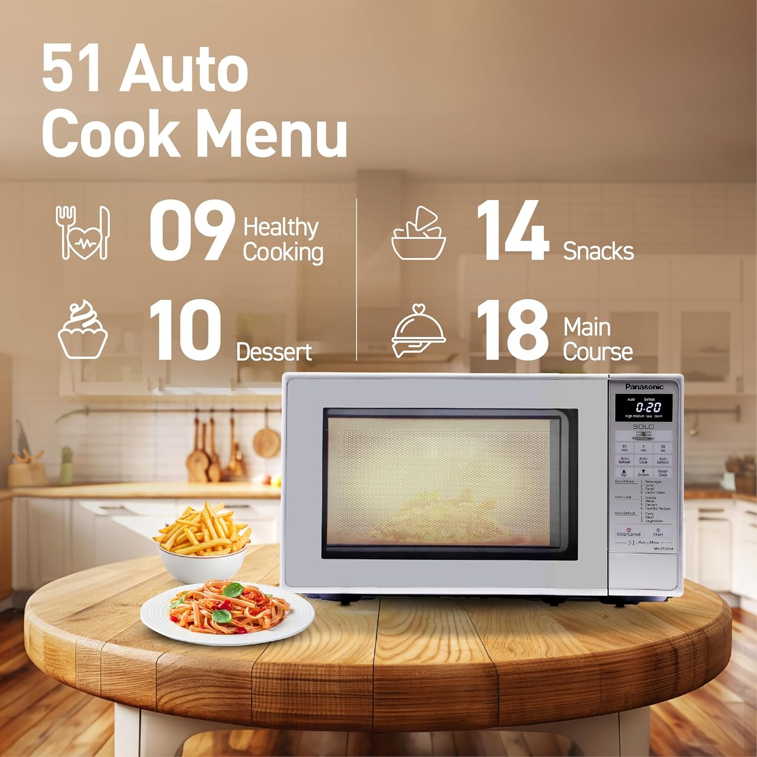 Panasonic 20L Solo Microwave Oven - Image 2